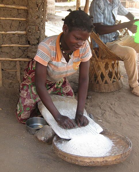 Datoga Women Grinding Maize and Corn