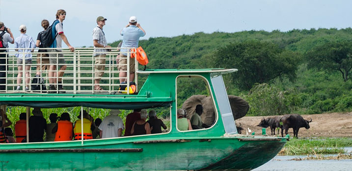 Queen Elizabeth Kazinga Channel Sunset Cruise